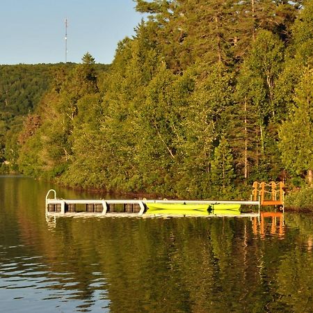 Motel Ours Bleu Lac-Saguay Dış mekan fotoğraf