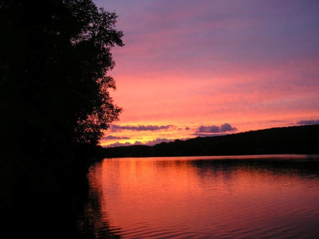 Motel Ours Bleu Lac-Saguay Dış mekan fotoğraf